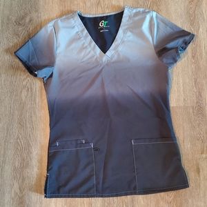 Ombre Scrub Top